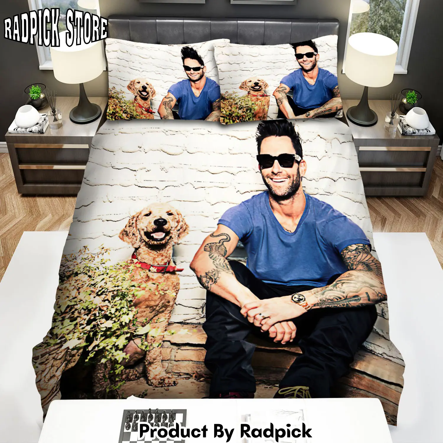 Radpick adam levine and a dog duvet cover bedroom sets comfortable bedding sets rp3278901